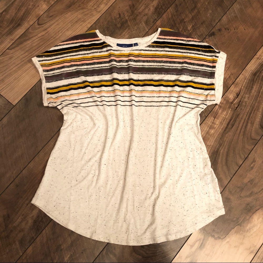 Apt. 9 Metallic Striped Shirt